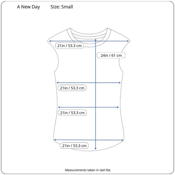 A New Day Womens Casual Summer Orange Cap Sleeve T-Shirt Lightweight Size Small - Picture 4 of 8